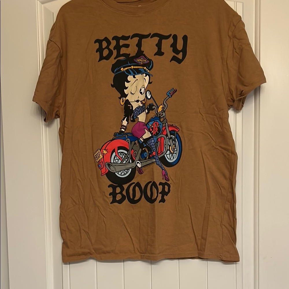 Betty Boop ladies biker tee